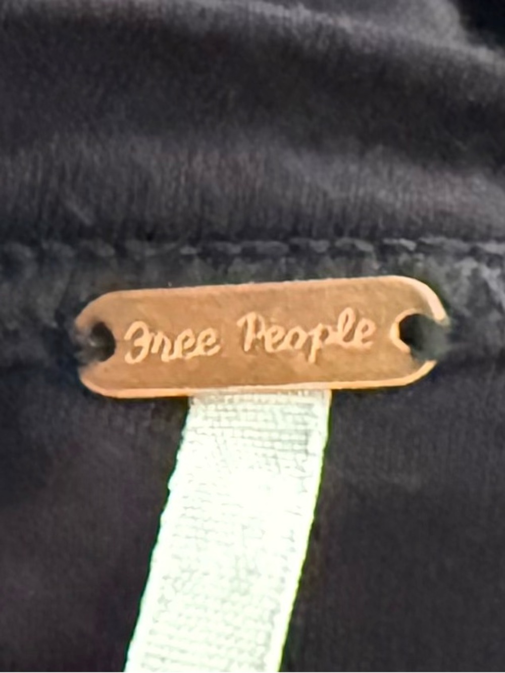 Free People Women's Black Tie-Front Loungewear Wrap Top! Small! - Picture 5 of 7